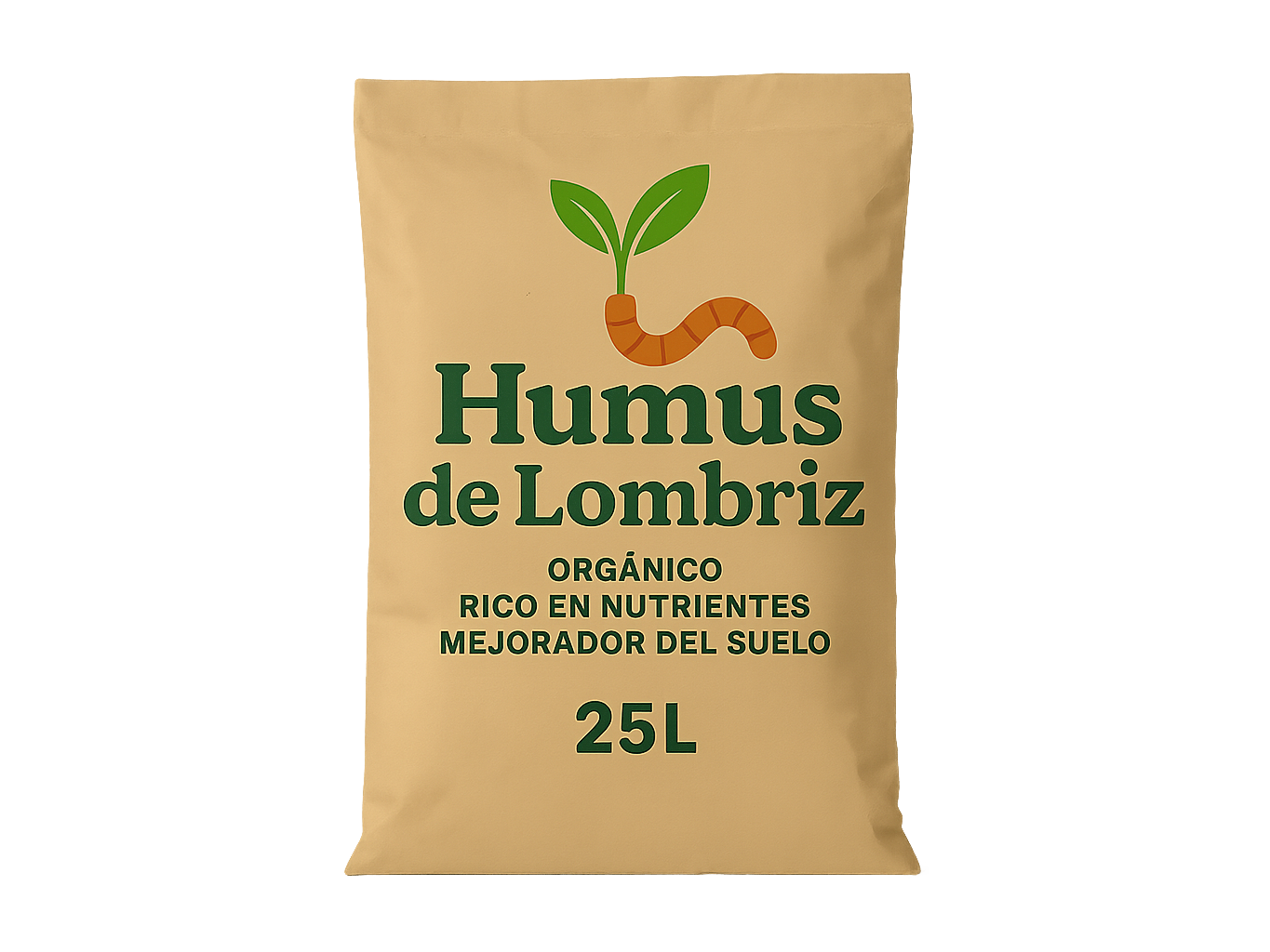 Saco Humus de Lombriz sólido 10L